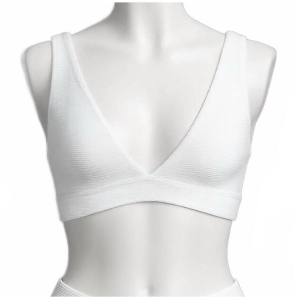 Rumer the Label Cassidy‎ Bralette Swim Top White XL NWT